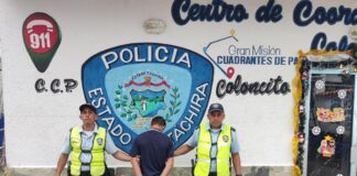 Táchira: Detenido un hombre por lesiones e intento de homicidio a su hermana