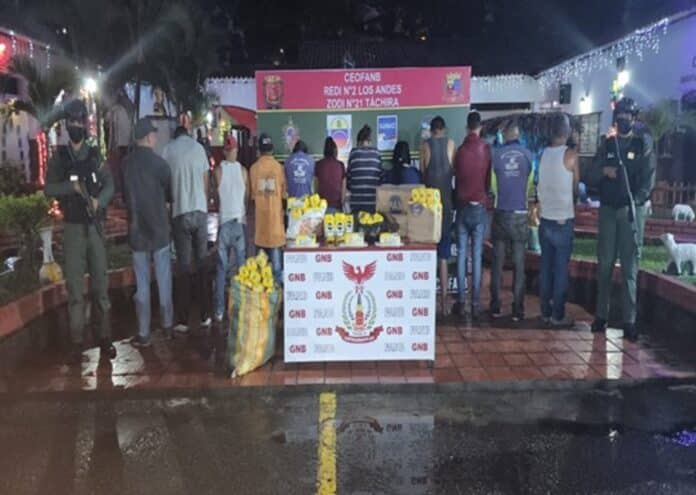 TÁCHIRA-FRONTERA-GNB-SAQUEADORES Desmantelan banda dedicaba a asaltar camiones de carga pesada en Táchira