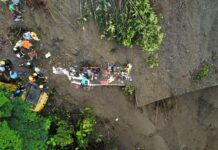 Ascienden a 34 personas fallecidas por deslizamiento de tierra en Colombia