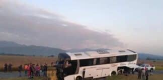 Autobús de la línea Táchira Mérida habría chocado con estructura de un puente en Portuguesa