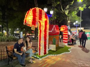 Alcaldía de San Cristóbal encendió la Navidad en Plaza Los Mangos