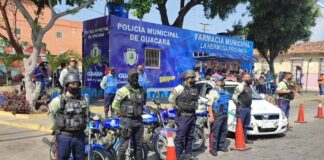 Policía de Guacara refuerza acciones de seguridad a través de puntos de control