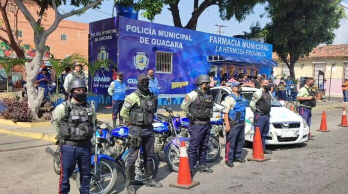 Policía de Guacara refuerza acciones de seguridad a través de puntos de control