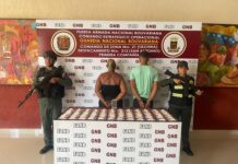 Detenida pareja en Táchira con droga oculta de manera intraórganica