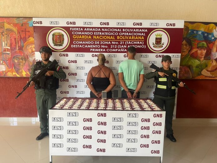 Detenida pareja en Táchira con droga oculta de manera intraórganica