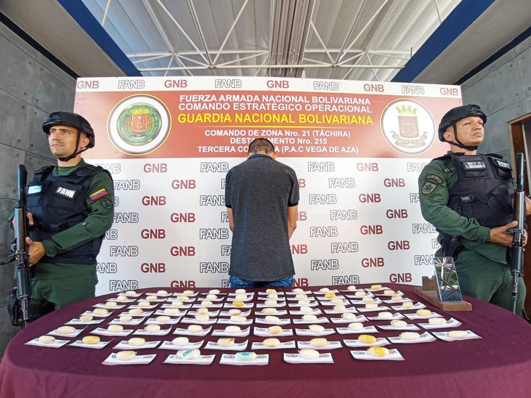 Táchira Detenido Con Más De Un Kilo De Droga En Su Organismo 2149