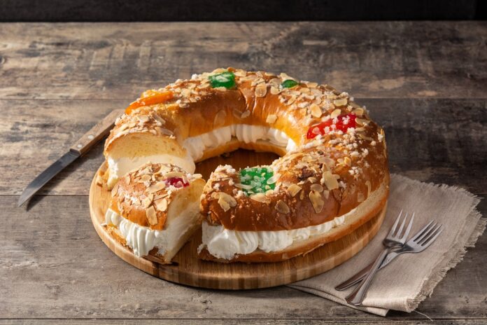 En España es tradición comer roscón de Reyes cada 6 de enero