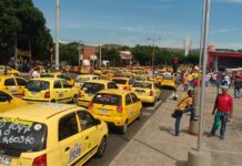 Taxistas de Cúcuta anuncian paro y bloqueo de vías para este jueves 26