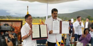 Petro y Maduro firman acuerdo comercial entre Colombia y Venezuela