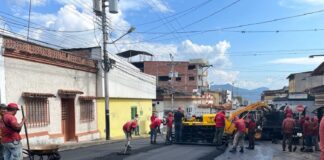 Aplicadas 80 toneladas de asfalto en San Cristóbal