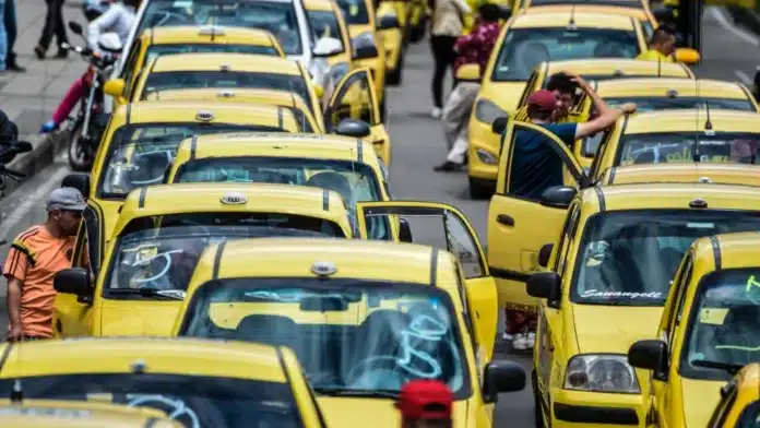 paro taxistas Colombia