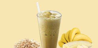 batido platano avena