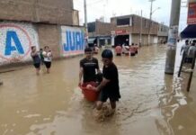 Gobierno de Perú declara estado de emergencia en 8 regiones afectadas por lluvias