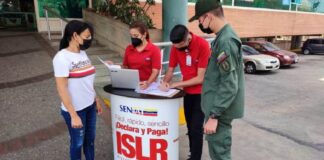 Seniat despliega operativo simultáneo de ISLR en región Central