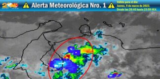 ¡Última hora! Inameh alerta fuertes precipitaciones en Mérida
