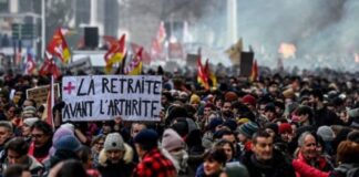 Arde París: Registran fuertes manifestaciones contra reforma de las pensiones