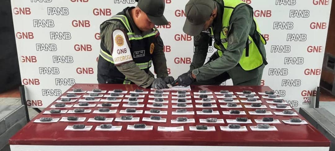 Táchira: Detenida con más de 60 dediles de droga intraórganica