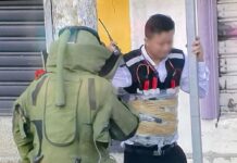 Ecuador: delincuentes habrían colocado explosivos en cuerpo de guardia de seguridad
