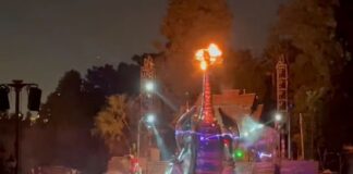 Incendio parque Disneyland California