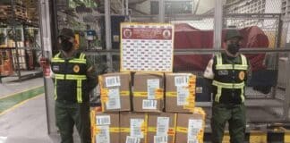 Incautan 90 kilos de droga en paquetes de café con destino a Australia