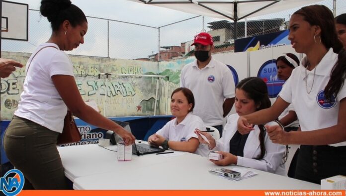 Más de 2000 familias de Coche recibieron mega jornada con entrega gratuita de medicamentos