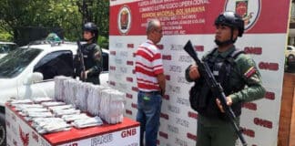 detenido hombre cocaína Táchira