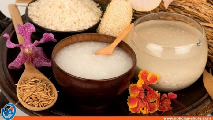 Tónico casero de arroz para eliminar manchas de piel