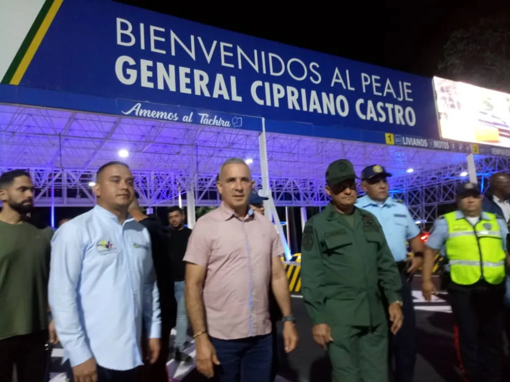 En Táchira inauguran peaje Gral. Cipriano Castro en la troncal 005