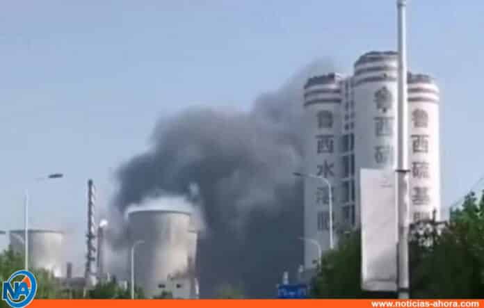 explosión planta química china