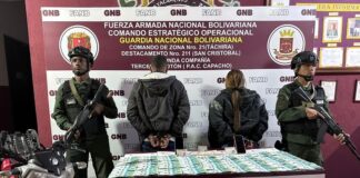 En Táchira detenida pareja con casi 40 mil dólares ocultos