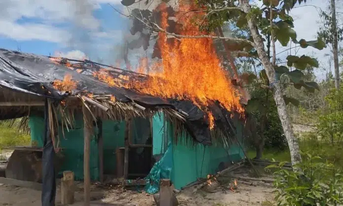 Amazona: Desmantelan otro campamento de minería Ilegal