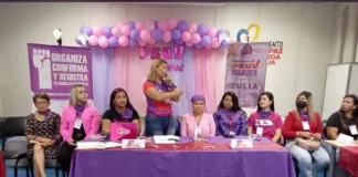 Mujeres del PSUV y JPSUV en el Zulia