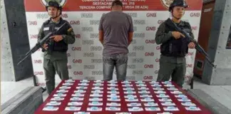 detenido Táchira cocaína