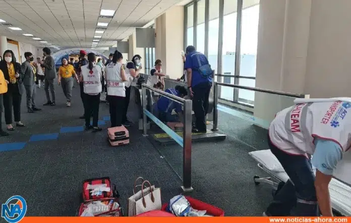 Mujer pierde pierna Aeropuerto