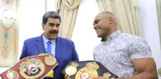 maduro recibió cinturón