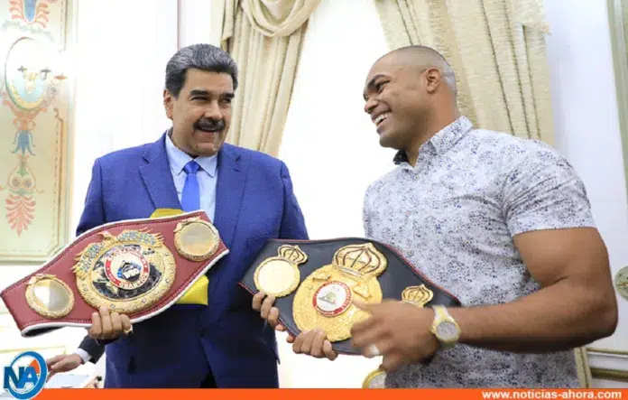 maduro recibió cinturón