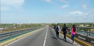 tranca puente lago