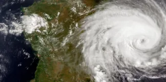 Ciclón extratropical  Brasil