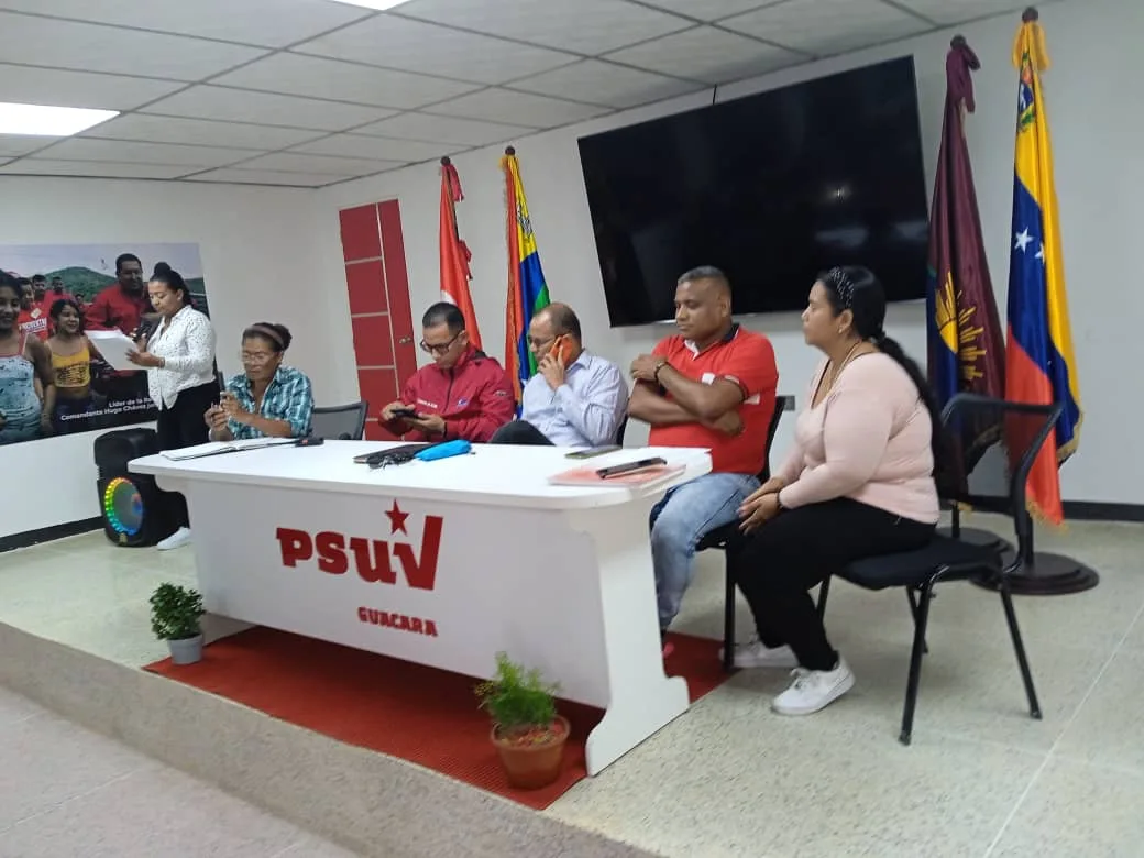 reunión de la Comisión de Economía Productiva de la parroquia Guacara