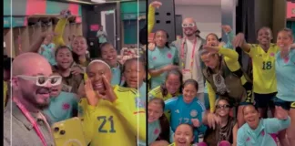 J Balvin celebra triunfo de Colombia en Mundial Femenino de Fútbol