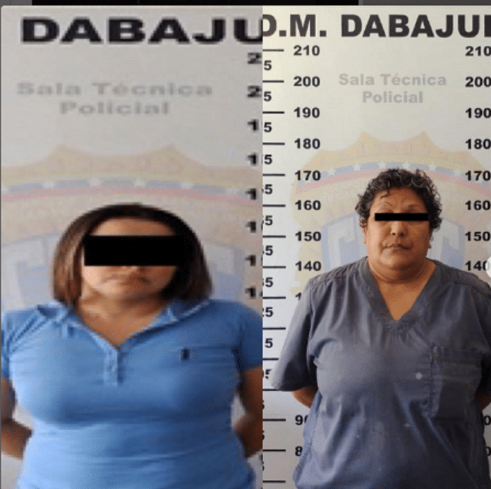 capturadas mujeres Dabajuro