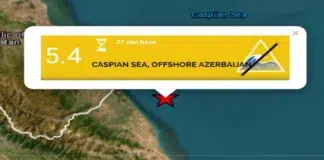 Sismo mar Caspio