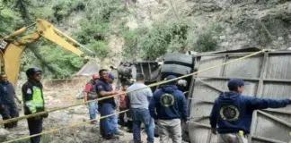 accidente autobús sur México