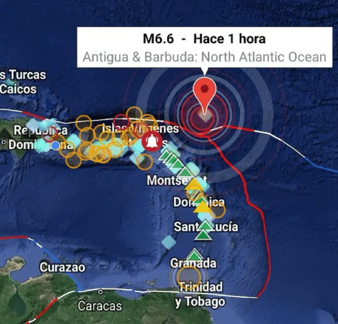 sismo noreste caribe