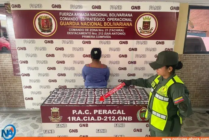 Táchira: Detenida mujer con dediles de presunta droga ocultos en champú