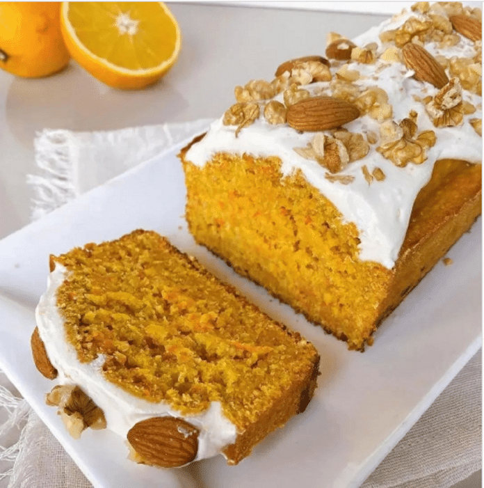 budín naranja zanahoria