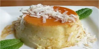 Flan de coco