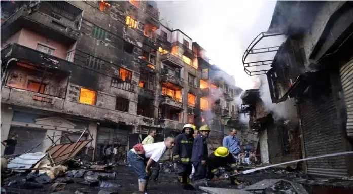 Incendio en El Cairo