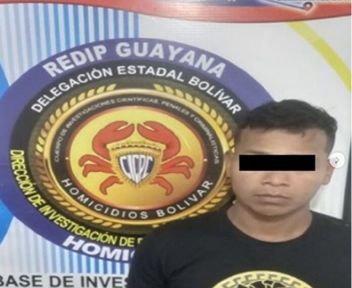 detenido homicidio Bolívar