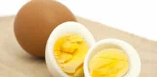 Vinagre huevos cocidos